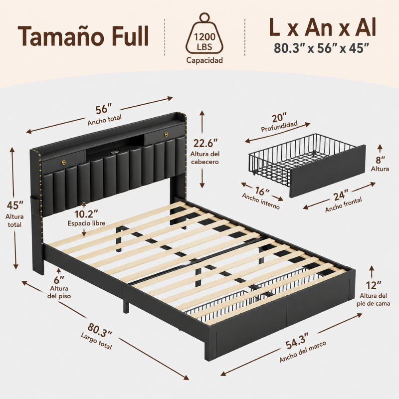SmartBed - Cama Cajonera