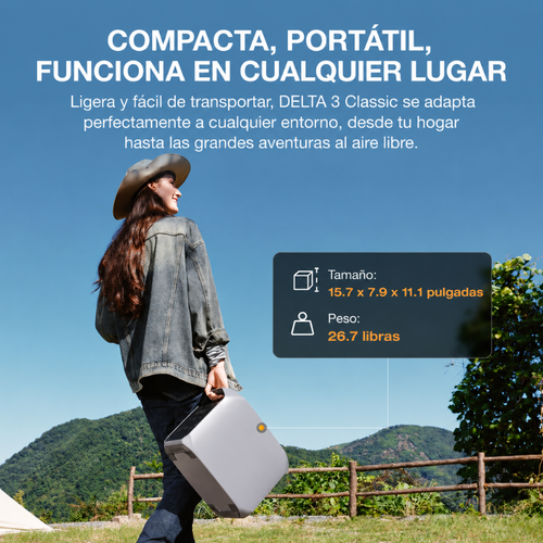 DeltaBattery - Batería de carga solar de 16,00 W