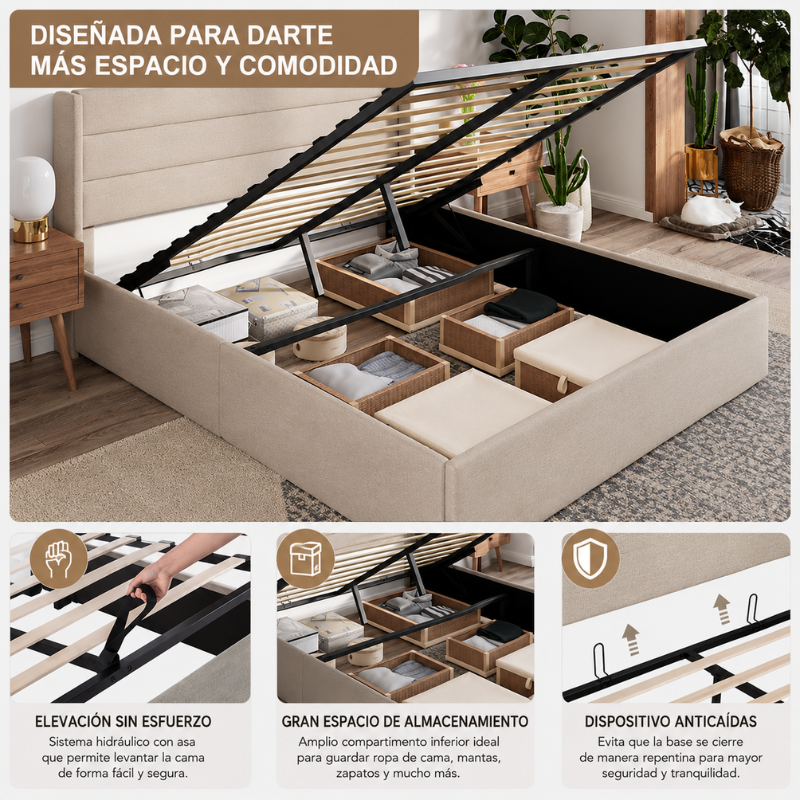 Cama Somier - LuxeLift