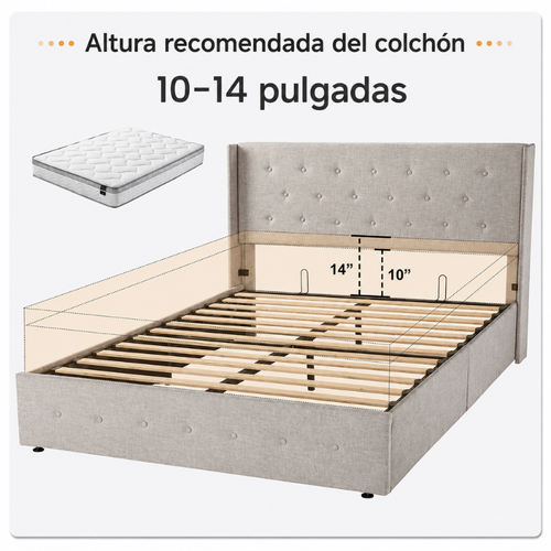 Cama Somier - LuxeLift