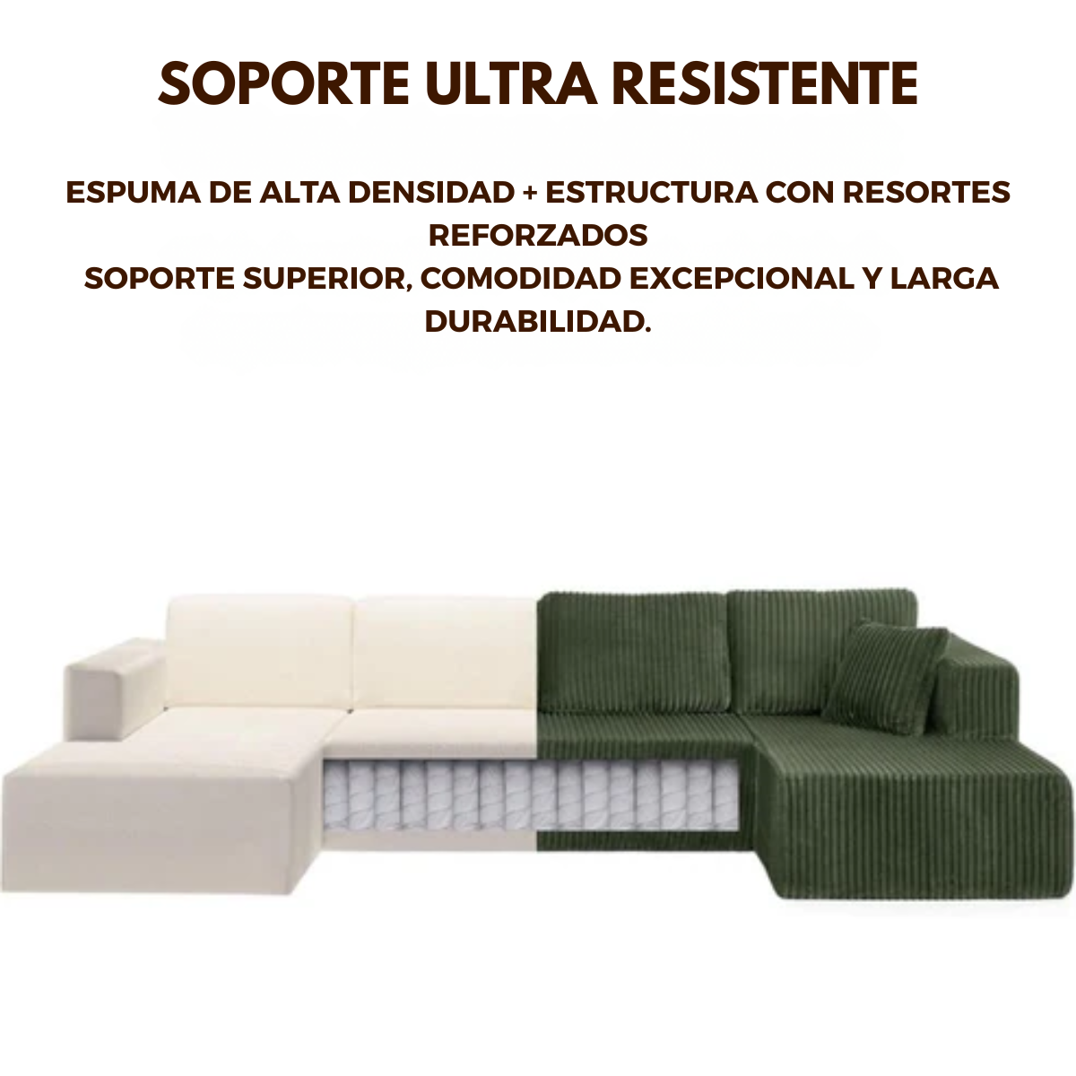 Sofá Modular Comfy™ | 3 en 1 (set completo)