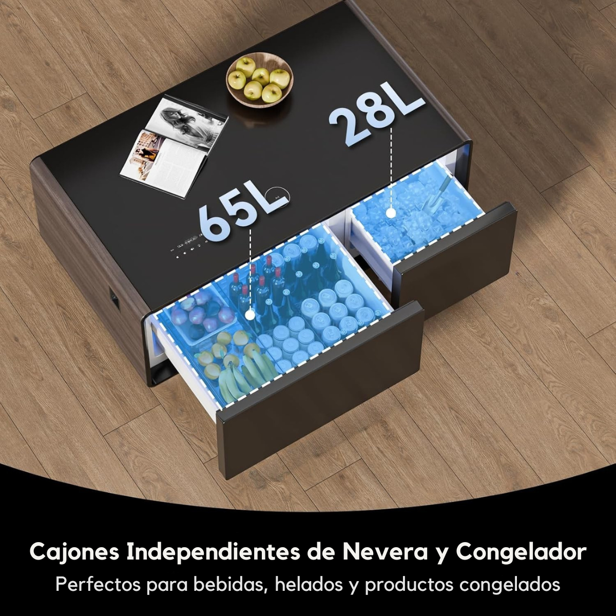 Mesa Inteligente FrostBox™ Refrigeradora 3-en-1